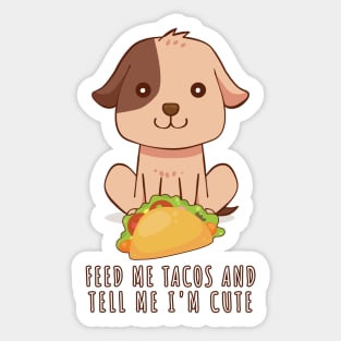 Dog Tacos Sticker